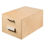 thumbnail of HAN Karteikasten 1005 DIN A5 quer max. 1.500 Karten Holz natur