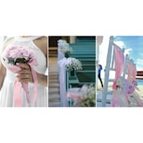 thumbnail of 38mm Satinband 25m Schleifenband Geschenkband Dekoband Breites Stoffband Rosa