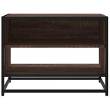 thumbnail of vidaXL TV-Schrank Braun Eichen-Optik 61x40x46 cm Holzwerkstoff Metall