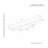 thumbnail of TV Lowboard Hängend Alberes Weiß