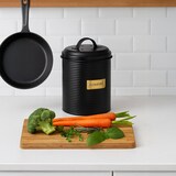 thumbnail of Relaxdays Komposteimer Küche, 2,5 l, kleiner Mülleimer, Deckel und Geruchsfilter, Abfalleimer Biomüll, Stahl, schwarz