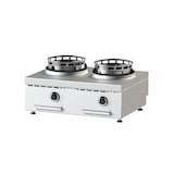 thumbnail of KBS Gas Wokherd 2 Brenner Tischmodell 2X13Kw 800x600x300 mm 2x Wokringaufsatz