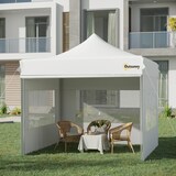 thumbnail of Carpa Plegable 3x3 m con Altura Ajustable Cenador de Jardín con 4 Paredes Extraíbles 4 Ventanas y Bolsa de Transporte para Exterior Terraza Camping