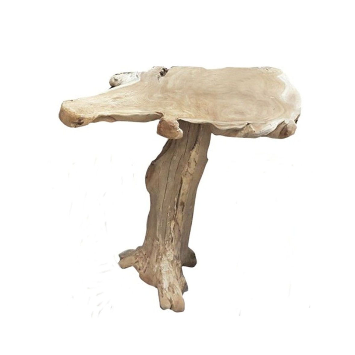 Bar Tisch Stehtisch Bistrotisch Wurzel Unikat Teak Holz