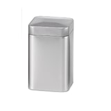 thumbnail of Teedose eckig mit Stülpdeckel - silver edition 100g 10,9 x 7 x 7 cm