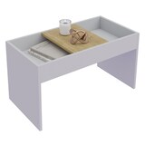 thumbnail of VCM Beistelltisch & Couchtisch Mantila Weiß / Honig-Eiche H. 39 x B. 71 x T. 36 cm