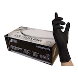 thumbnail of NITRAS BLACK WAVE, Einmalhandschuhe aus Nitril, schwarz XS  1000 Stück