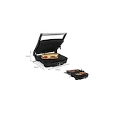 thumbnail of Tristar GR-2853 Schwarz/Silber Kontaktgrill - 2000 Watt, Bratfläche: 29,7x23,5cm