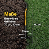 thumbnail of TORNADICA Garten Doppel-Häufler mit Stiel Häufelpflug Handpflug Gartenpflug Kultivator Reihenzieher Furchenzieher Grubber für Kartoffeln Gemüse