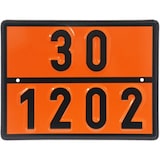 thumbnail of Einstoff-Warntafel für Dieselkraftstoff/Heizöl, UN 30/1202, Stahl, 400x300 mm