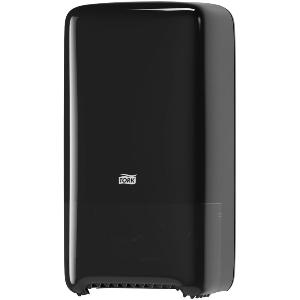 TORK Doppelrollenspender für Midi Toilettenpapier 557508 schwarz Kunststoff T6 Midi System