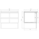 thumbnail of Saladette e tavolo refrigerato 4 cassetti temp. da +2°C a +8°C