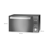 thumbnail of Microondas ProfiCook MWG 1204, c/ Grill, 23 Litros, Easy Clean, Inicio Rápido, Bloqueio Infantil, Inox, 1280W