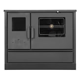 thumbnail of 4020 Küchenofen Anthrazit, Leistung: 7,9 kW, Küchenofen, Küchenherd, Holzherd, Holzbackofen,Schwedenofen,Backfach