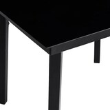 thumbnail of vidaXL 3-tlg. Garten-Essgruppe mit Kissen Grau Poly Rattan Glas