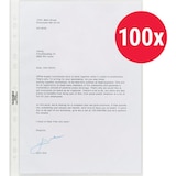 thumbnail of DURABLE Premium Prospekthüllen  DIN A4 Glasklar Transparent 80 Mikron PP (Polypropylen) Öffnung oben 11 Löcher 2676-19 100 Stück