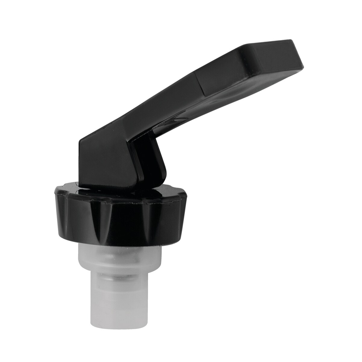 METRO Professional Zapfhahn Set GNT1000, Polypropylen, Ø 3.4 x 4.4 cm, kompatibel mit GCM / GWB, mit Griff und Abdeckung, schwarz