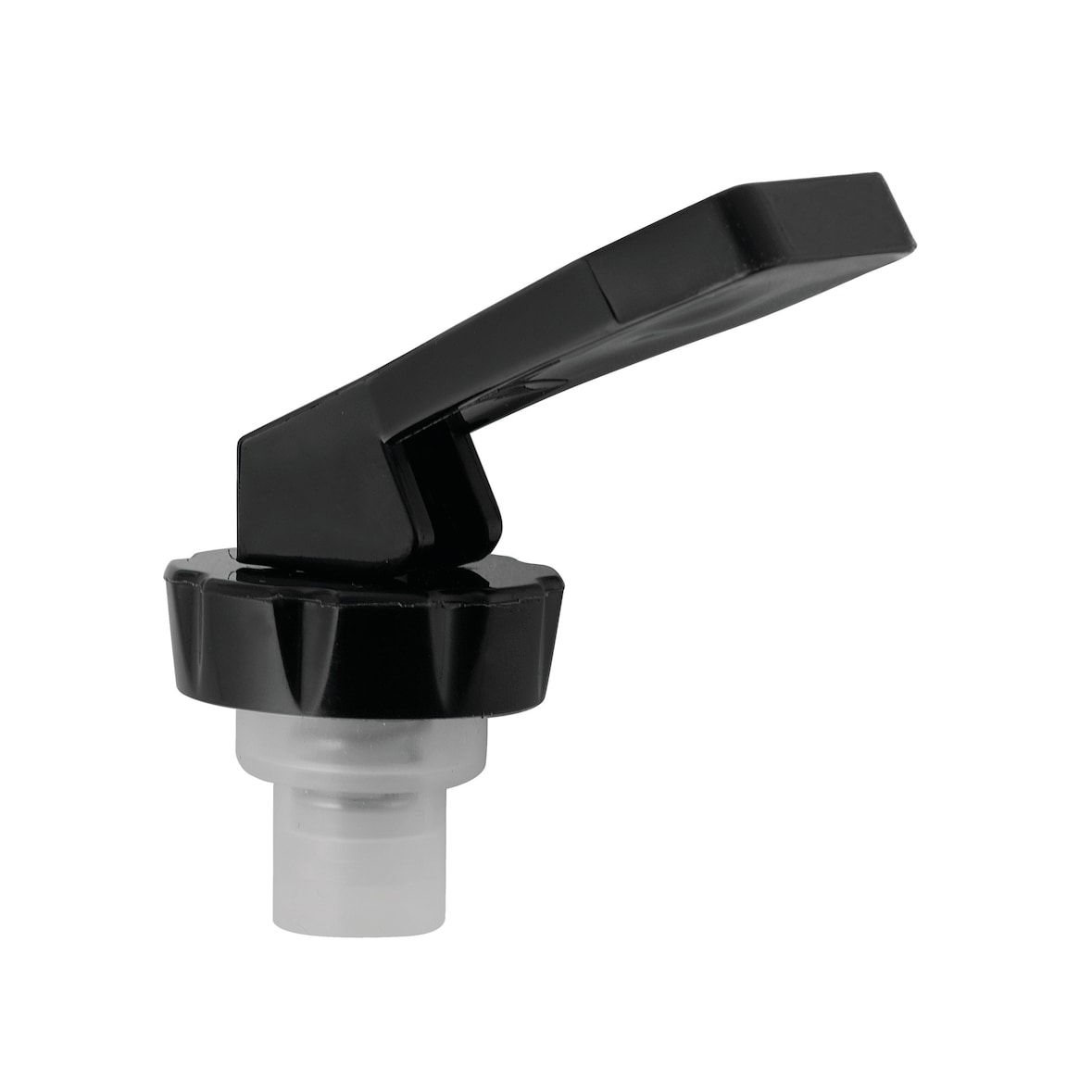 METRO Professional Zapfhahn Set GNT1000, Polypropylen, Ø 3.4 x 4.4 cm, kompatibel mit GCM / GWB, mit Griff und Abdeckung, schwarz