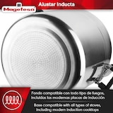 thumbnail of Magefesa Alustar Inducta - Olla Express Tradicional 40L, Aluminio Extra Grueso, Cierre Progresivo, Uso Profesional, Todo Tipo de Fuegos, Inducción