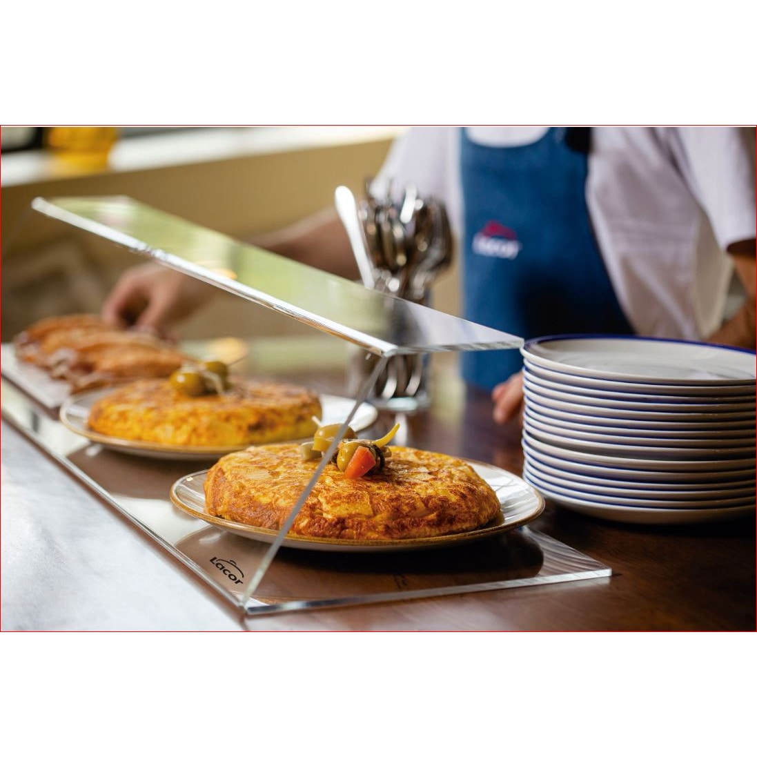 LACOR Vitrina expositora bar - PROTECTOR PINTXOS 50 CM