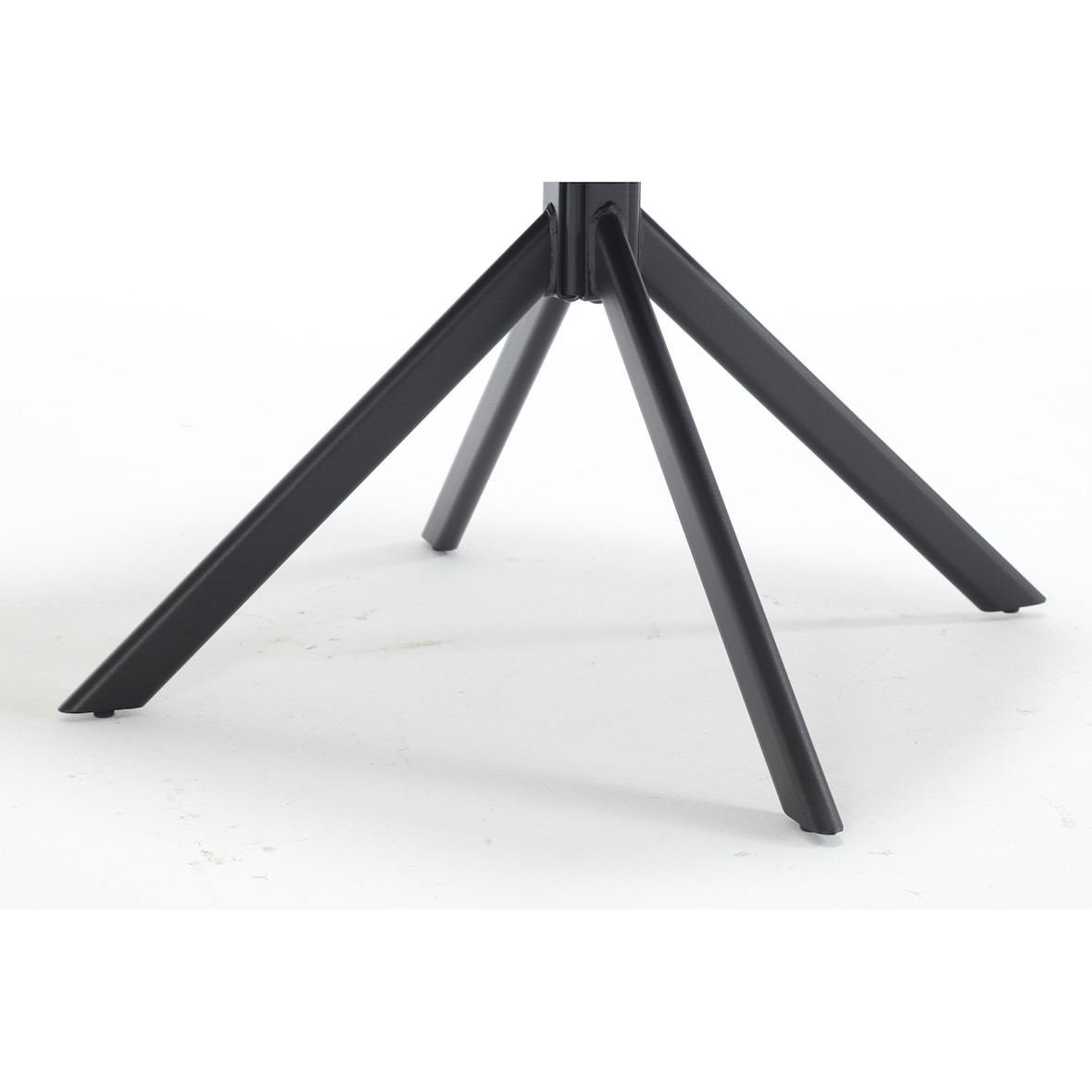 SalesFever Armlehnstuhl |  360 Grad Drehfunktion | Bezug Strukturstoff | Gestell Metall | B 60 x T 67 x H 93 cm | Grau