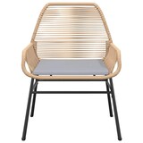 thumbnail of vidaXL 5-tlg. Garten-Essgruppe mit Kissen Braun Poly Rattan Glas