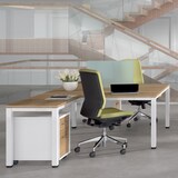 thumbnail of Rocada mesa secretária série Executive 120x60cm branco / cinza