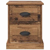 thumbnail of Cabinet de chevet 2 pcs Bois ancien 39 x 39 x 47.5 cm Modèle Épure Contemporaine