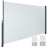 thumbnail of tectake toldo lateral retráctil impermeable enrollado automático 300x200 cm gris claro resistente calidad