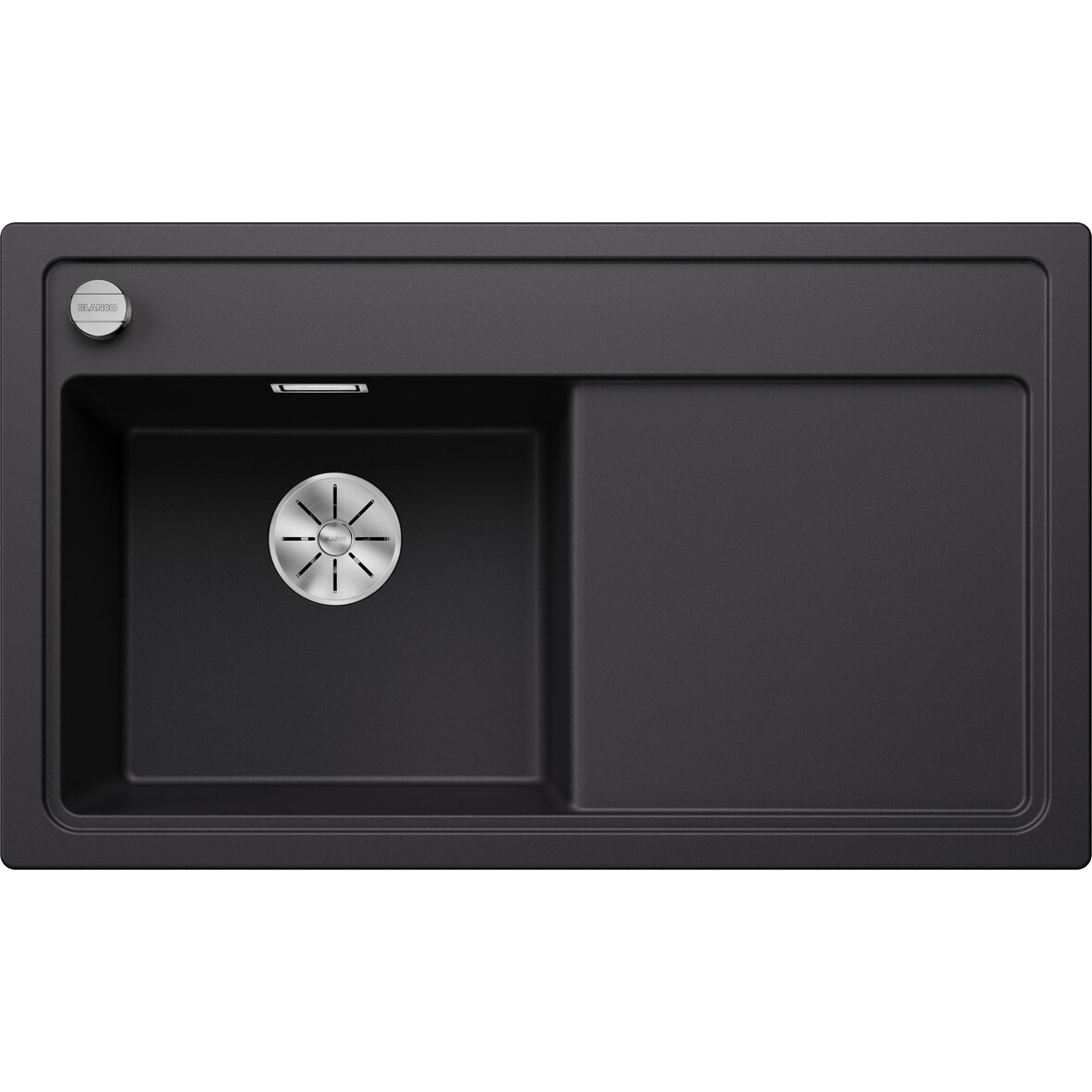 BLANCO ZENAR 45 S Spüle, Becken 526034 schwarz, Einbau von oben, ab 45 cm