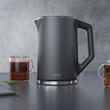 thumbnail of Arendo Wasserkocher 1,5 l 2200 W, Edelstahl, Doppelwand, Temperaturwahl 40 - 100°C mit Anzeige, grau