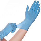 thumbnail of 10x100 Stück Latexhandschuhe Allfood Skin gepudert Blau Größe M Einweghandschuhe Arbeitshandschuhe Einmalhandschuhe Latex Handschuhe