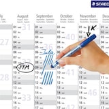 thumbnail of Staedtler Lumocolor Correctable, Feutres non-permanents à pointe fine effaçables à sec, Étui chevalet avec 4 feutres assortis, 305F WP4-1, Bariolé, F-