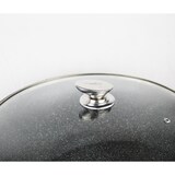 thumbnail of WOK Servierpfanne Schmorpfanne/ Niedrigtopf/ Kochtopf Induktion Ø28cm Aluguss Silikon-Griffe Copper