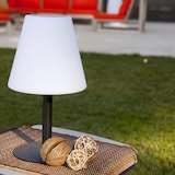 thumbnail of Lumisky Lampe de table solaire multicolore STANDY MINI SOLAR RGB H36cm Acier Gris