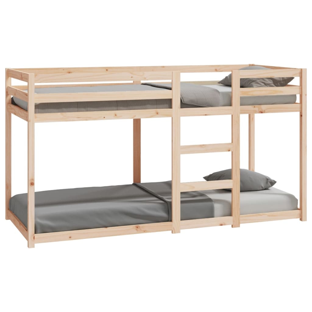 vidaXL Stapelbed massief grenenhout 80x200 cm