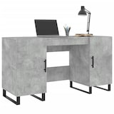 thumbnail of vidaXL Schreibtisch Betongrau 140x50x75 cm Holzwerkstoff