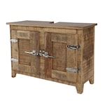 thumbnail of SIT Möbel Badkameronderkast | 2 deuren | naturel gelakt mangohout | B 88 x D 31 x H 60 cm | 02507-01 | Serie FRIGO