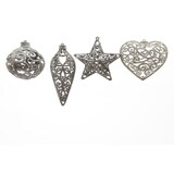 thumbnail of Baumhänger Baumschmuck Christbaumschmuck silber Weihnachtskugeln Stück