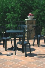 thumbnail of garbar GARROTXA Set 4 Silla Interior, Exterior Negro