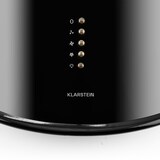 thumbnail of Klarstein Lumio Neo Retro-Dunstabzugshaube 60cm 610m³/h A Edelstahl schwarz Schwarz