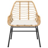 thumbnail of vidaXL 9-tlg. Garten-Essgruppe mit Kissen Braun Poly Rattan Glas