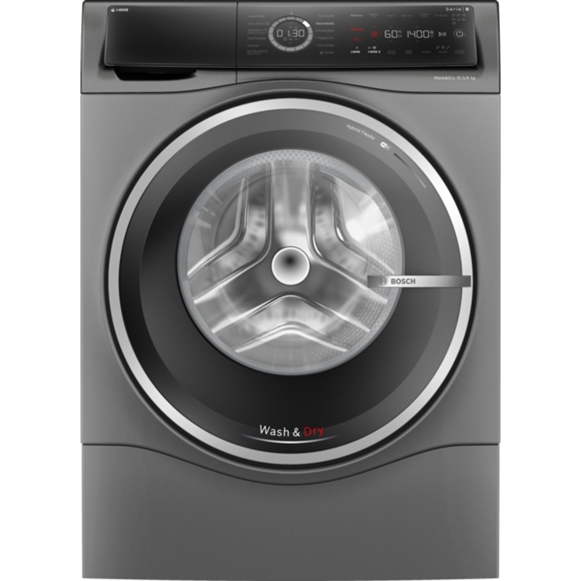 Bosch Serie 8 WNC254AS0 Waschtrockner, 10.5/6 kg, 1400 U/min.