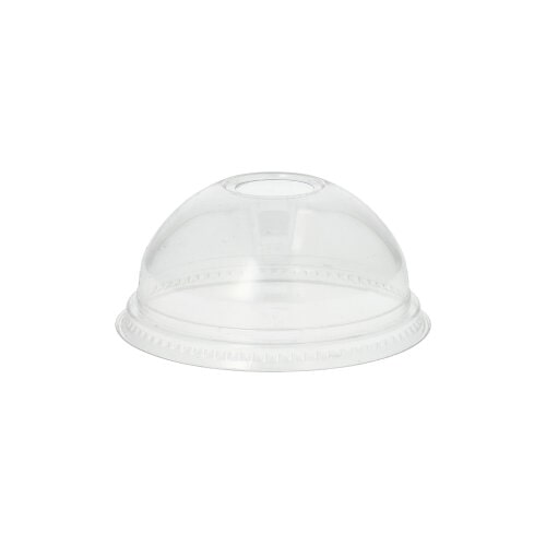 Starpak 800 Dom-Deckel "Hurricane", PET rund Ø 9,5 cm · 4,5 cm glasklar mit Lochung