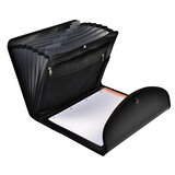 thumbnail of Exacompta 55834E 5x Fächermappe Exafolio mit Notizblock und Tasche, 6 Fächer. 25,5x33cm für DIN A4 - Exactive - Schwarz