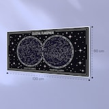 thumbnail of Wonderwall Air Art Smart Infrarotheizung Himmelskarte 120x60cm 700W Mehrfarbig