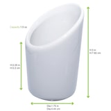thumbnail of FHC - 24Pcs - Mini pot en porcelaine blanc - H80mm