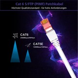 thumbnail of Helos Patchkabel S/FTP Cat 6a rot 0,25m