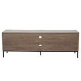thumbnail of Meuble TV rectangulaire 2 portes L160 cm bois foncé