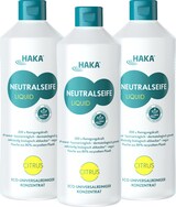thumbnail of HAKA Neutralseife Liquid Citrus 3x1l Reinigungsmittel Allzweckreiniger flüssig